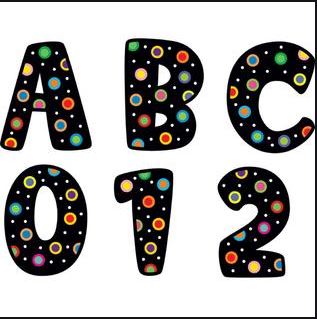 PATTERNS DOT ON BLACK STICKERS